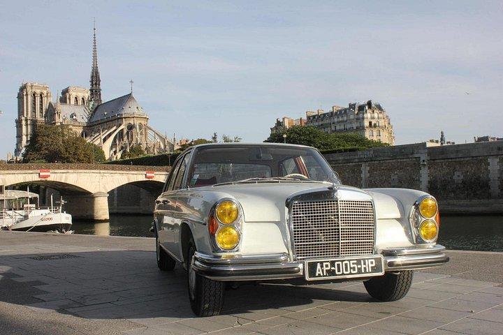 Paris en dehors des sentiers battus en Mercedes 280SE