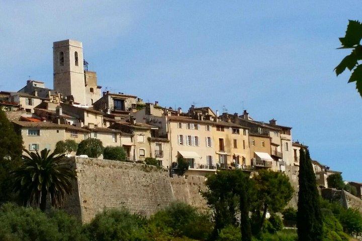 Visite privée, Saint Paul Médiéval & Dégustation de vins (depuis Nice)