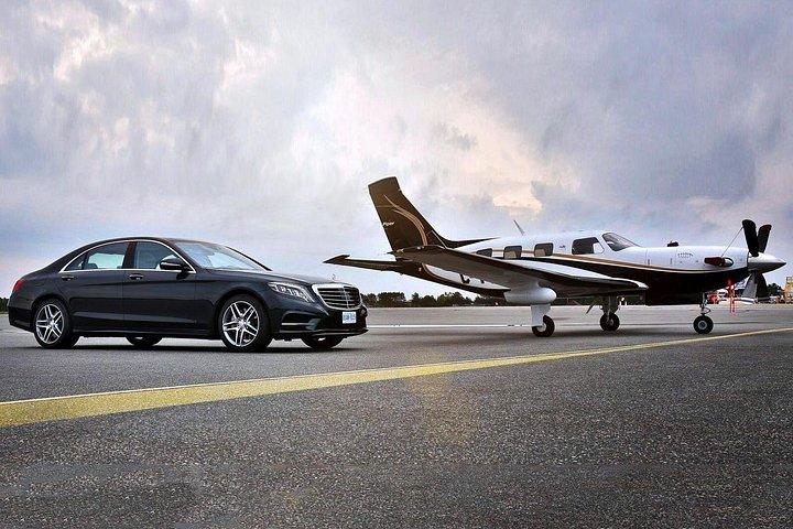 Transfert privé de luxe au départ de Paris à destination de l'aéroport du Bourget