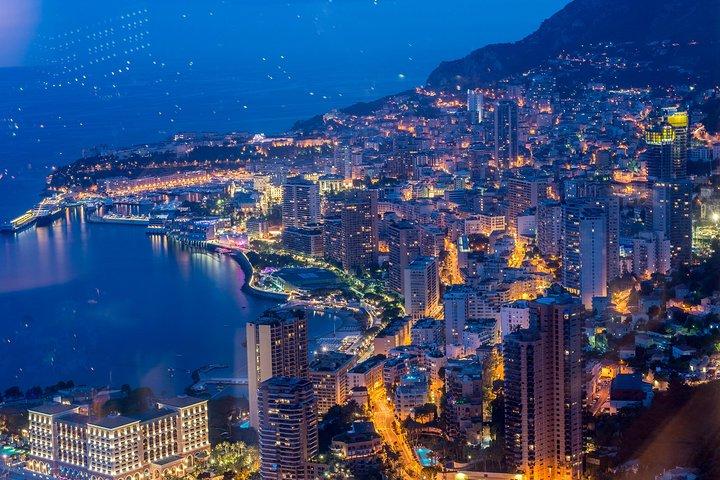 Monaco et Monte-Carlo de nuit avec chauffeur privé/guide