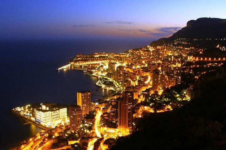 Visite privée de Monte-Carlo de nuit au départ de Nice
