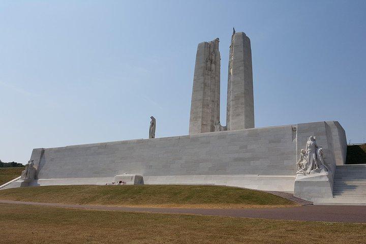 Excursion privée à la découverte du champ de bataille canadien de Vimy au départ de Lille