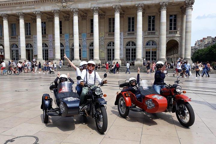 Visite privée de Bordeaux en side-car