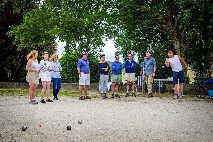 Cours de pétanque en Provence