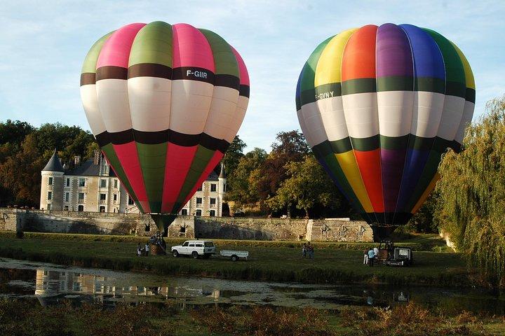 Balade en montgolfière sur la vallée de la Loire, Amboise ou Chenonceau