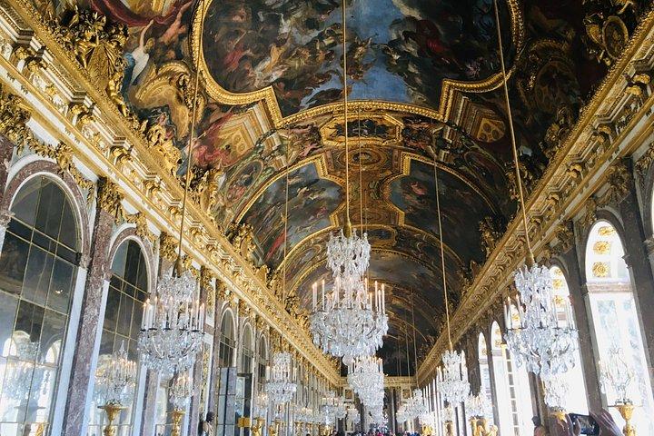 Visite audio du château de Versailles et des jardins Transport privé