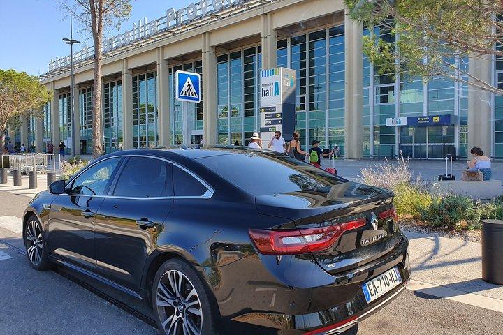 Transfert privé en voiture: Aéroport Marseille depuis ou vers Nice / Cannes