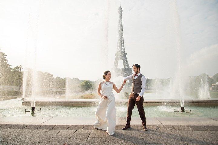 Séance photo privée parisienne Life Style à la Tour Eiffel