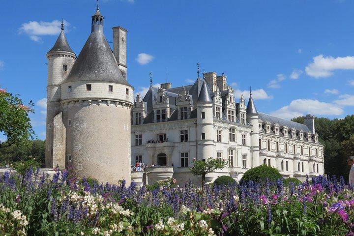 Excursion d'une journée privée dans les châteaux de la Loire au départ de Paris