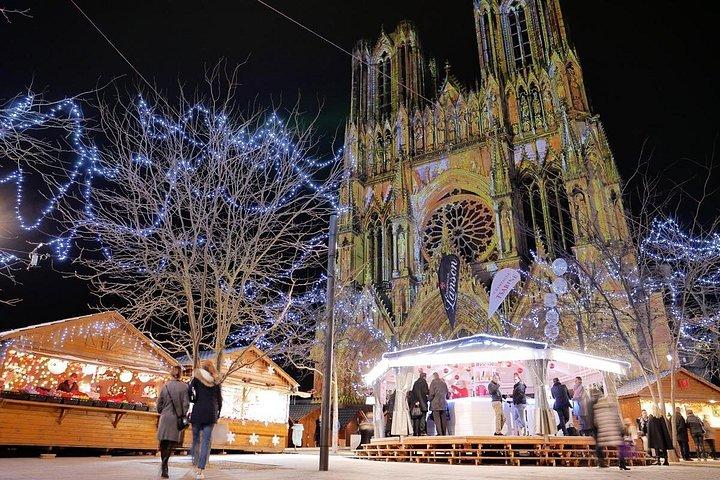 Journée au marché de Noël au champagne à Reims au départ de Paris