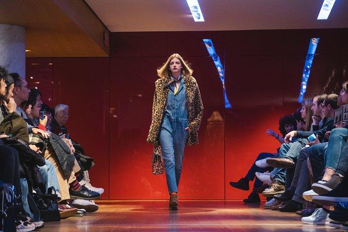 Défilé de mode aux Galeries Lafayette