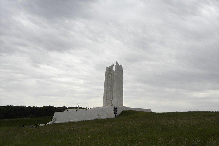 Visite privée d'une journée au Canada pendant la Première Guerre mondiale, y compris la crête de Vimy
