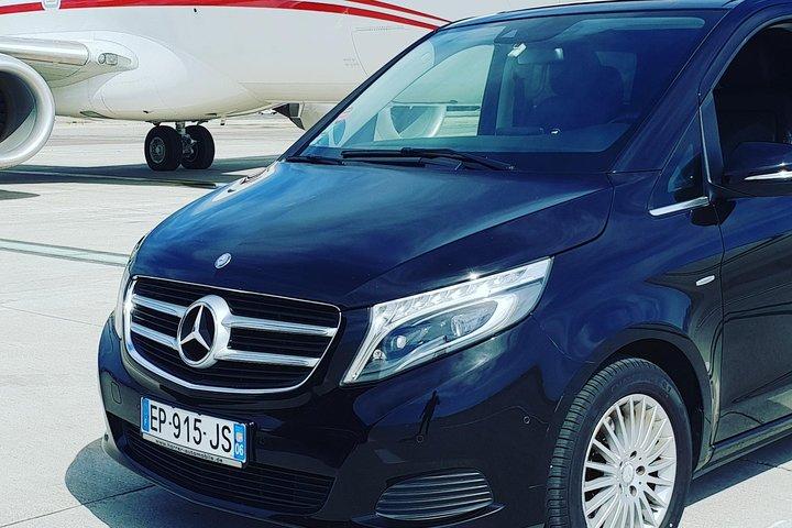 Transfert Van 7 places prémium aéroport Nice >> Cannes