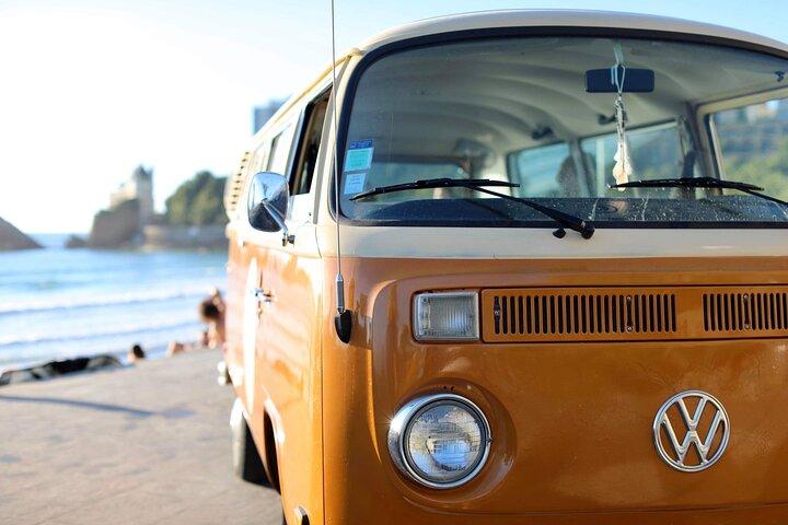 Tour du littoral du Pays Basque français en Combi VW