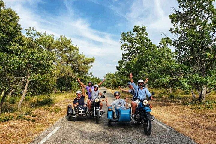 Aix-en-Provence : Wine Tour d'une demi journée en sidecar