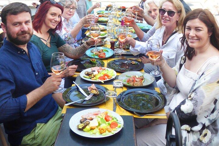 Visite gastronomique à pied d'une demi-journée à Nice avec déjeuner