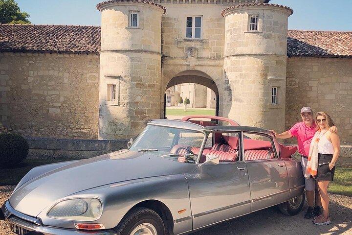 Circuit œnologique de luxe dans le Médoc à bord d'une Citroën DS Limousine décapotable