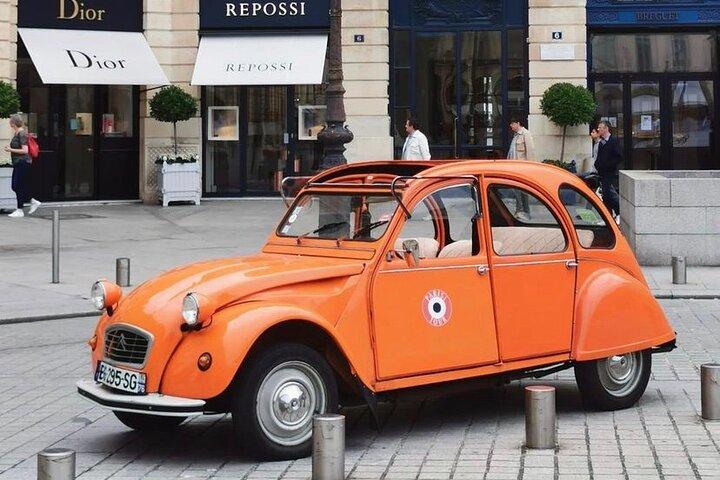 Aventure Vintage 2CV : visite des points forts de Paris de 3 heures