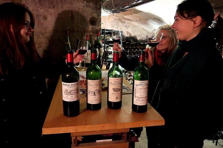 Dégustation vieux millésimes de Bordeaux.