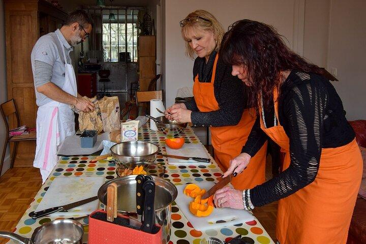 ‍Paris Cours de cuisine Française Noël en petit groupe