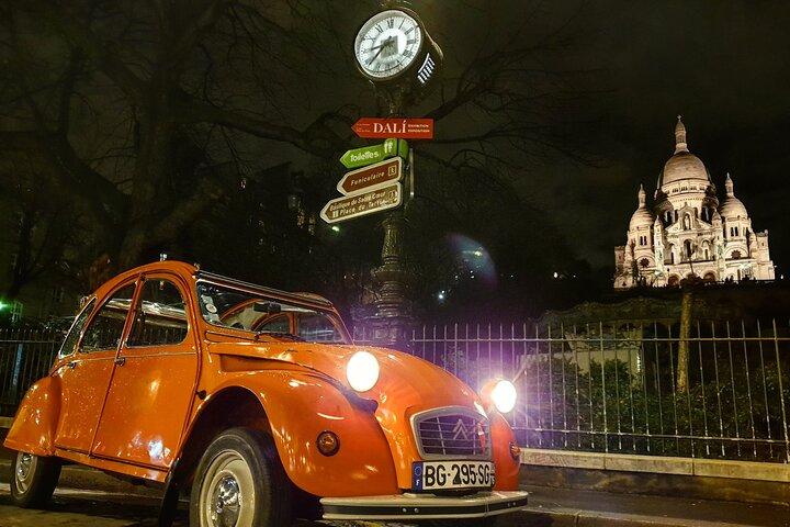 Découvrez la magie de Paris la nuit : une visite emblématique de deux heures en 2CV