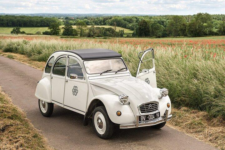 Location Citroën 2CV Bourgogne et Pique-Nique Gourmand