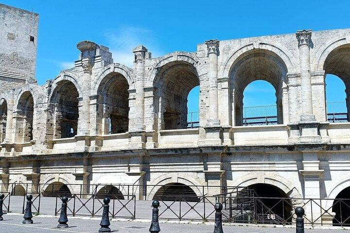 Visite privée dans la ville romaine d'Arles, parc national de Camargue
