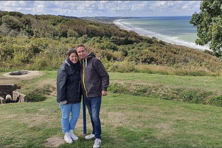 Visite en Jeep ou Dodge truck de la WW2 du site d'Omaha Beach