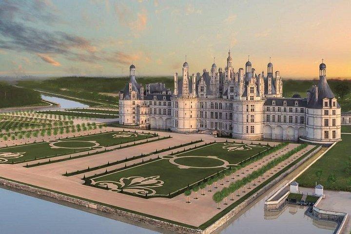 Visite privée d'une demi-journée du château de Chambord au départ de Tours, en France
