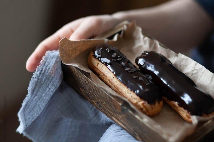 Fabrication d'éclairs et de choux avec un chef pâtissier