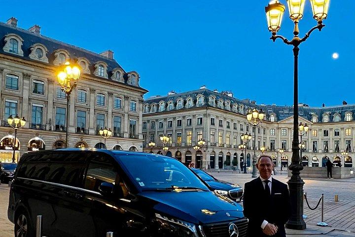 Transfert privé en Mercedes de luxe de PARIS à ==> CAEN avec Cab-Bel-Air