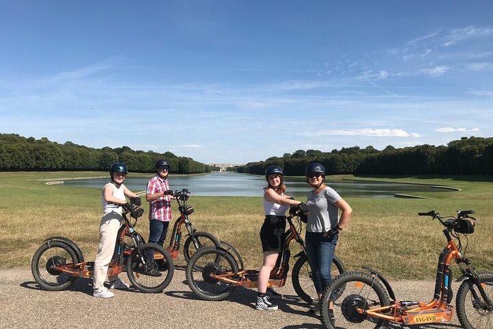Parc et Jardins du Chateau en 2 roues électriques (oui aux PMR)