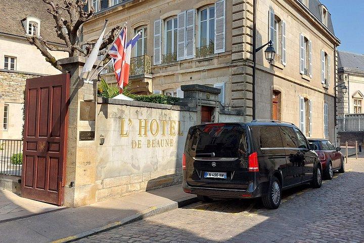 Transfert privé de Dijon ou Beaune vers l'aéroport CDG ou Paris
