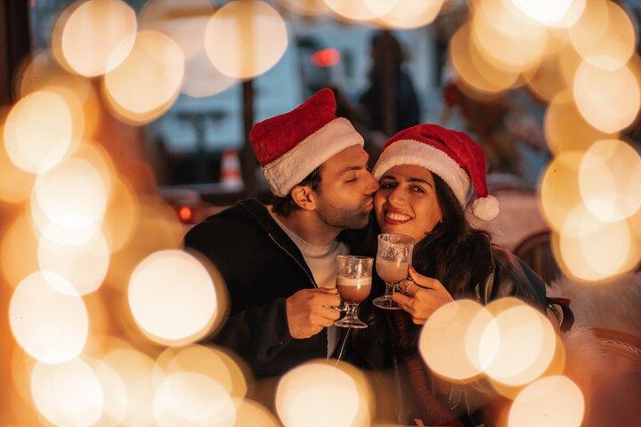 Paris : Séance photo privée de Noël avec accessoires