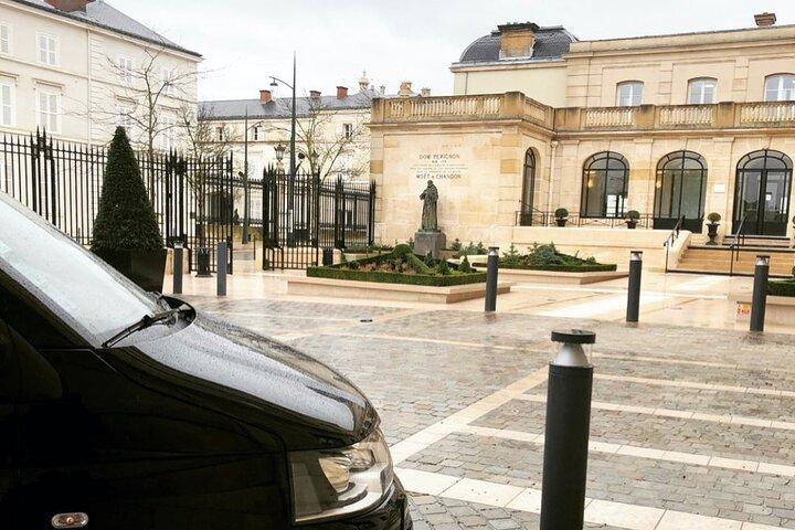 Transfert Privé depuis la Ville de Paris vers Reims ou Épernay