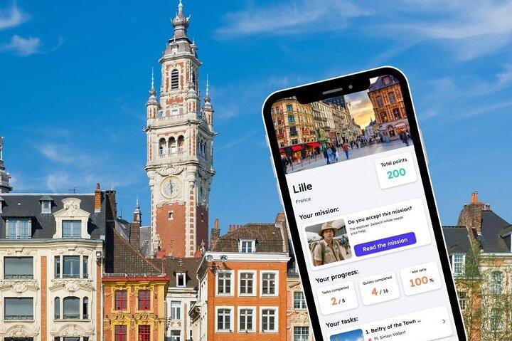 Jeu d'exploration de Lille et visite de la ville sur votre téléphone