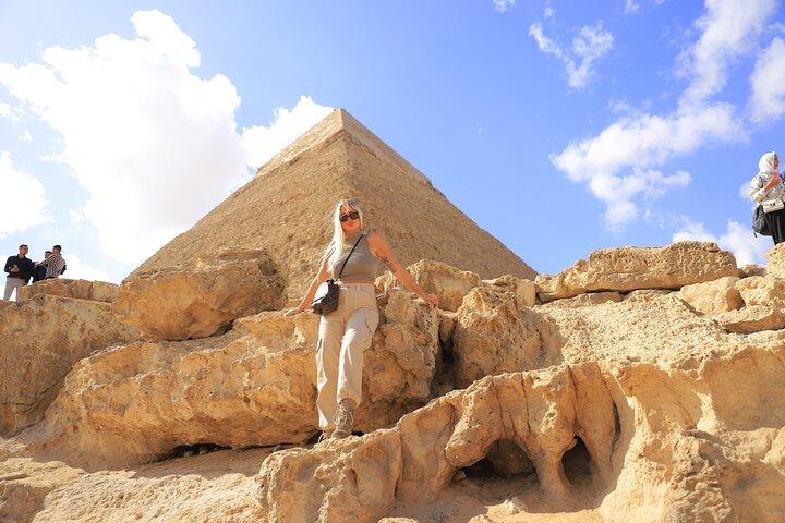 Excursion d'une journée complète aux pyramides de Gizeh, Memphis, Sakkara et Dahshur avec guide privé