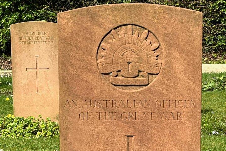 Visite privée australienne de la Première Guerre mondiale, y compris Sir John Monash Centre