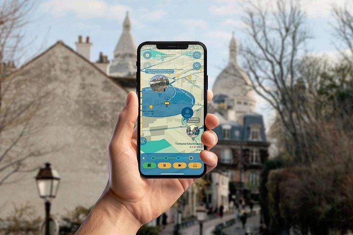 Montmartre GPS App Walking Tour Mobile Game