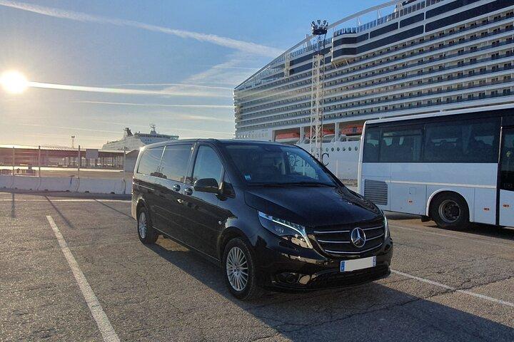 Transfert port Croisiere Marseille vers aeroport ou la gare TGV