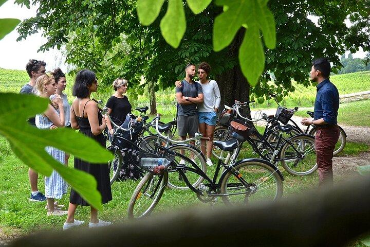 Entre-deux-Mers : Vélo électrique, Vin et Déjeuner par Monsieur Bacchus