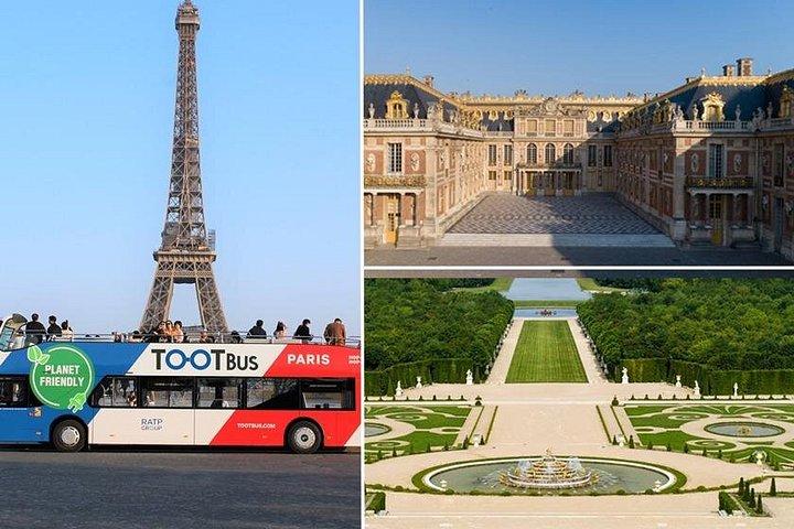 Tour en bus hop-on hop-off de Paris à Tour et billet pour Versailles + Transfert