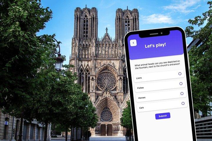 Jeu d'exploration et visite de la ville de Reims sur votre téléphone
