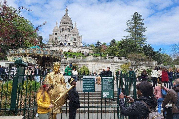 Visite à pied de Montmartre pour les familles avec enfants