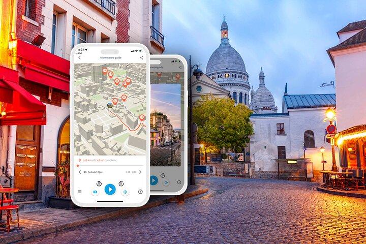 Visite à pied de Montmartre Paris avec audioguide sur votre smartphone