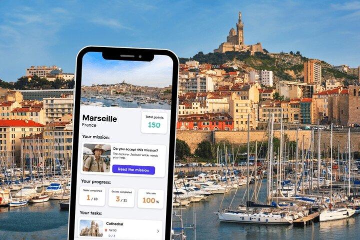 Jeu privé d'exploration de Marseille et visite de la ville sur votre téléphone