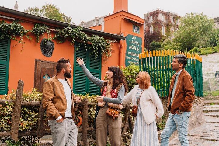 Visite à pied en petit groupe des trésors cachés de Montmartre à Paris