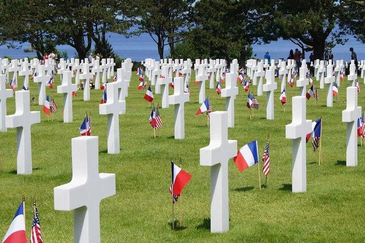 Excursion d'une journée en petit groupe sur les plages du Débarquement américain au départ de Paris