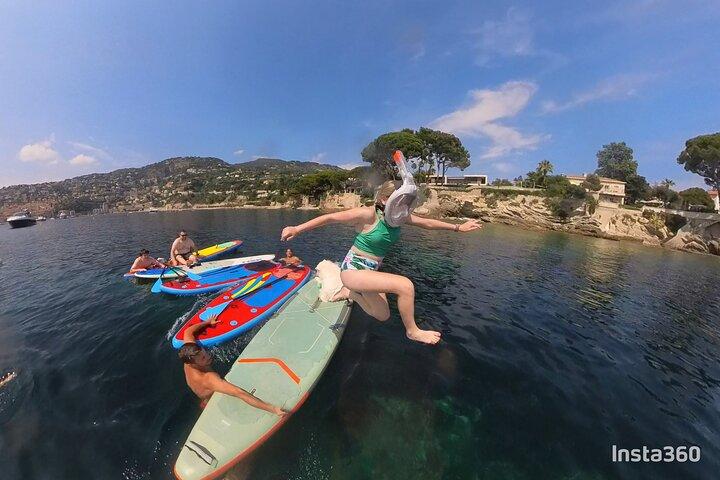 Activité paddle et vélo électrique à Villefranche