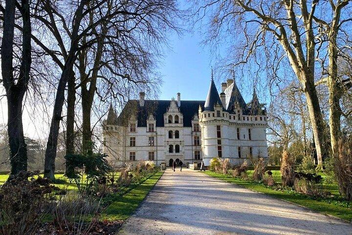 Demi-journée château de Villandry et d'Azay-le-Rideau au départ de la ville de Tours
